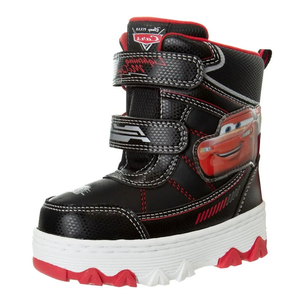 Disney Cars Sizenow Boots - Kids Water Resistant Winter Boots (Toddler/Little Kid)