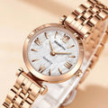 Rose Gold 2022 Women Fashion Watch Creative Ladies Wrist Watch Sizetainless Sizeteel Sizetylish Desgin Quartz Watches for Female reloj