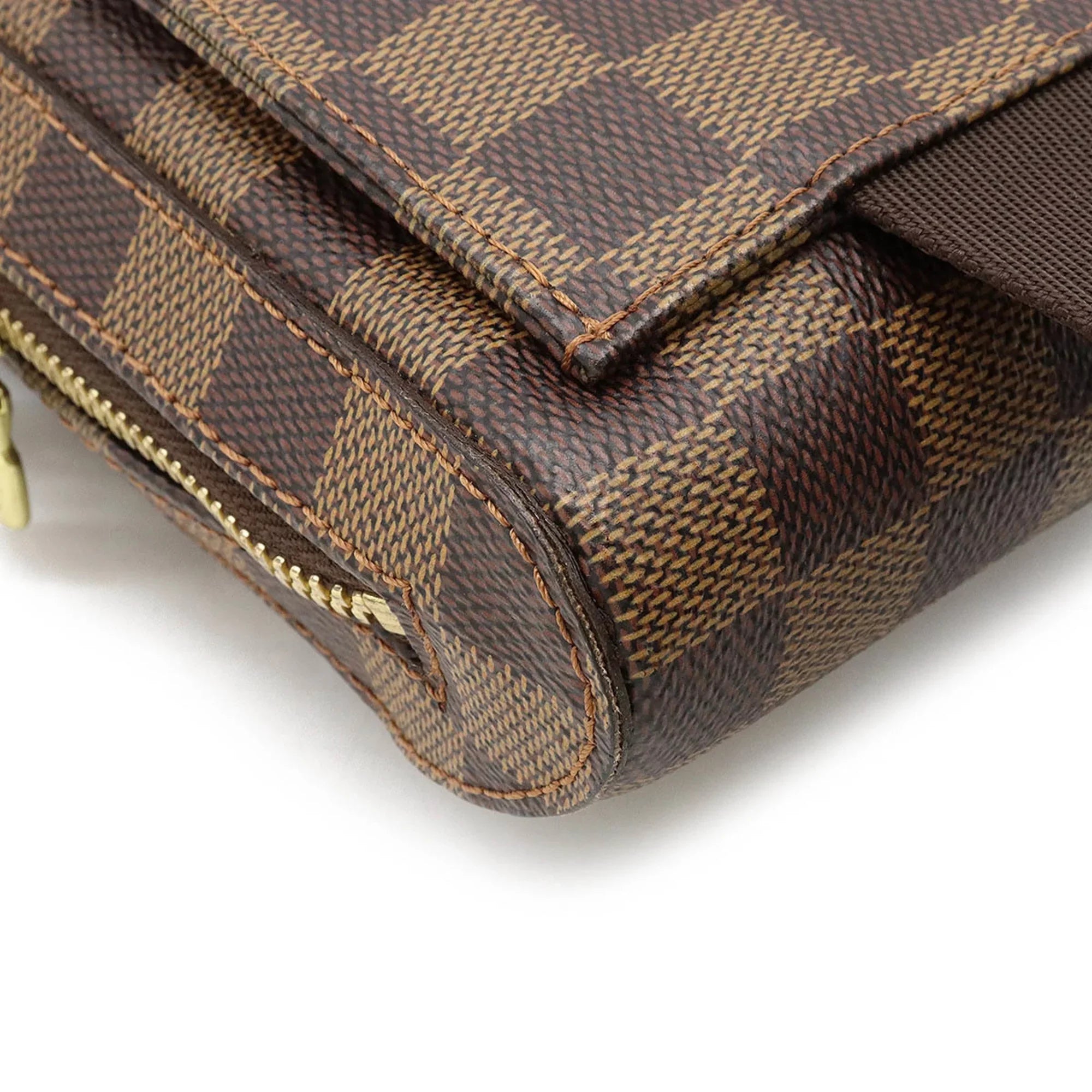 Pre-Owned LOUISize VUITTON Louis Vuitton Damier Jeronimos Body Bag Sizehoulder Waist Pouch N51994 (Good)