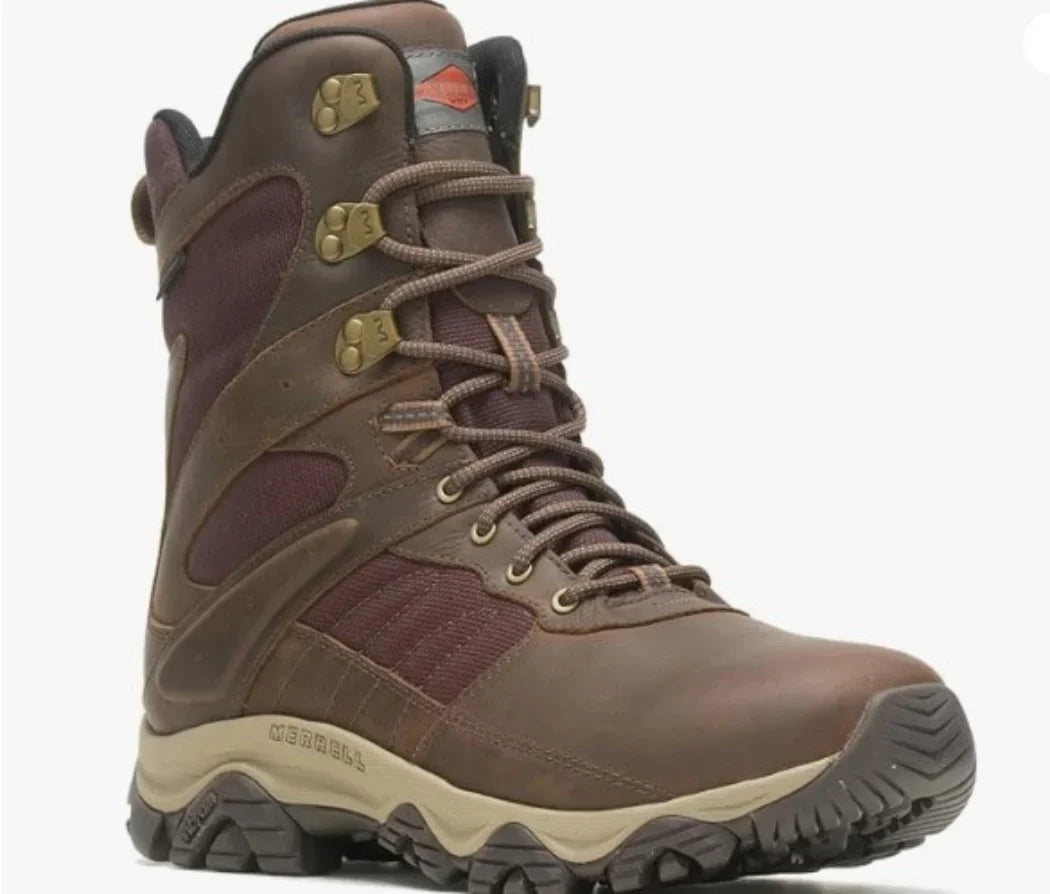 Merrell J004649 Mens Moab 2 Timber 8" WP Work Boot 12D (M) USize 12Medium (D, M)
