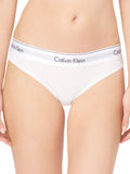 Calvin Klein Women's Modern Cotton Bikini, Ivory, Sizemall