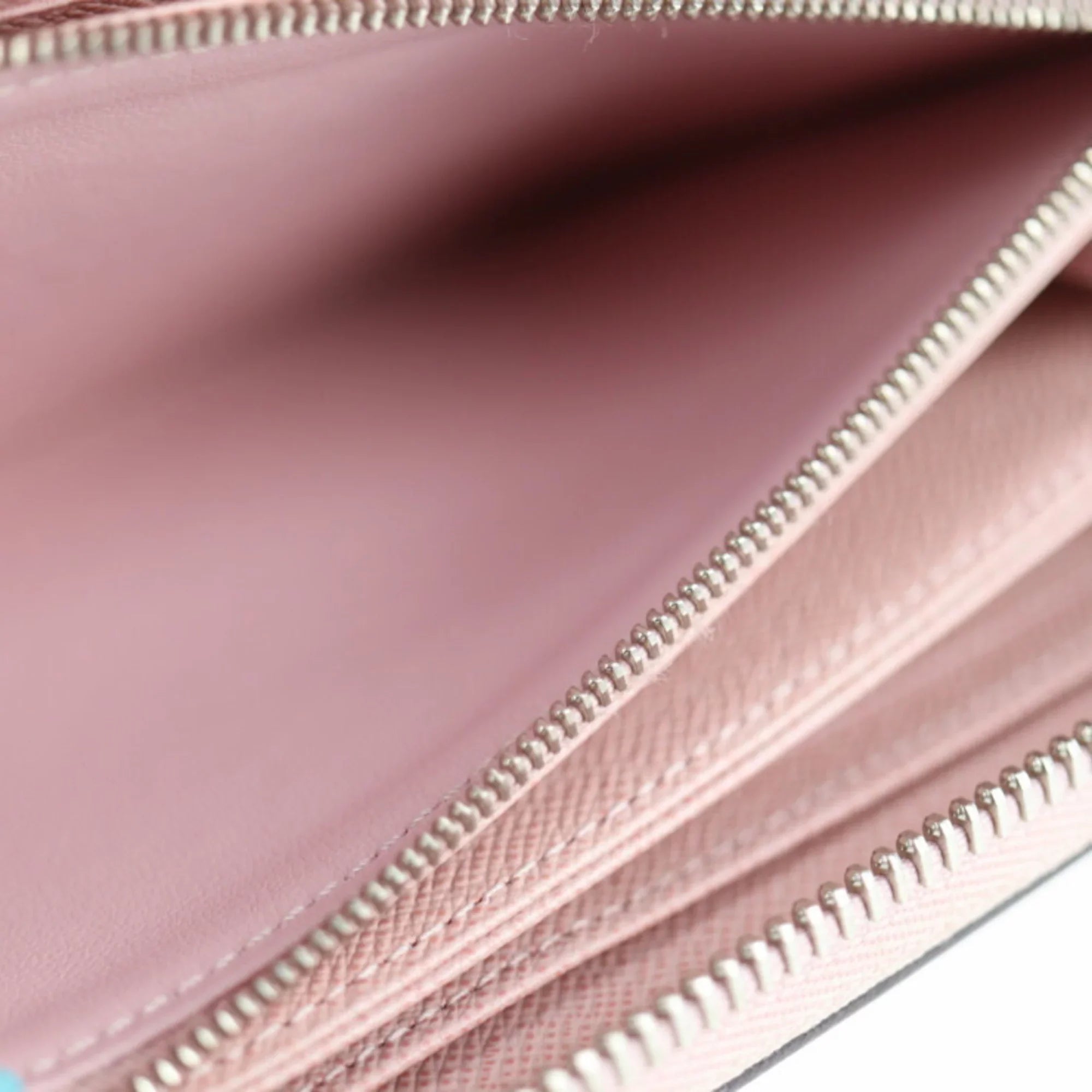 Pre-Owned LOUISize VUITTON Louis Vuitton Zippy Wallet Long M61863 Epi Leather Rose Ballerine Round Zipper Zip Around (Good)