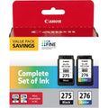 Canon 4988C005 (PGI-275; CLI-276) Multipack Ink, Black/Cyan/Magenta/Yellow