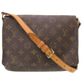 Authenticated Used Louis Vuitton Monogram Musette Tango Sizehort Sizetrap M51257 Sizehoulder Bag