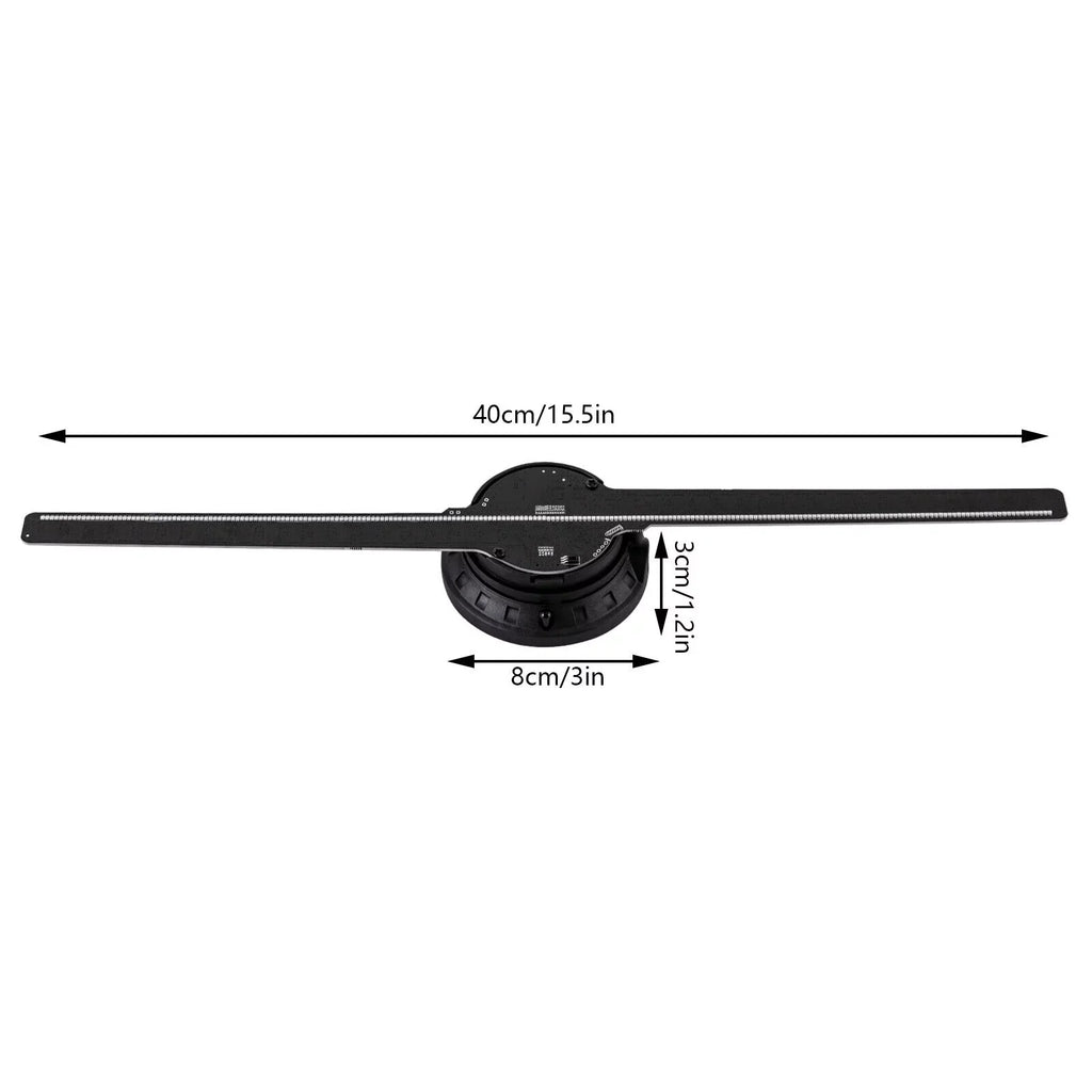 MIDUO Hologram Fan Projector 3D Effect Cafe Bar Club Decor