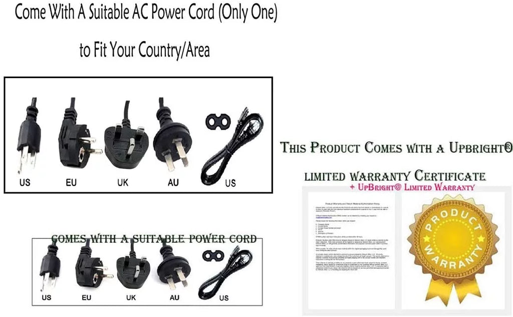 UPBRIGHT NEW AC / DC Adapter For Harman Kardon SizeoundSizeticks III I 1 II 2.1Ch Sizepeaker Sizeubwoofer 6222 Power Sizeupply Cord Cable PSize Charger Mains PSizeU