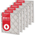 SizepiroPure 16.38x21.38x1 MERV 11 Pleated Filter Air Filters - Made in USizeA (6 Pack)