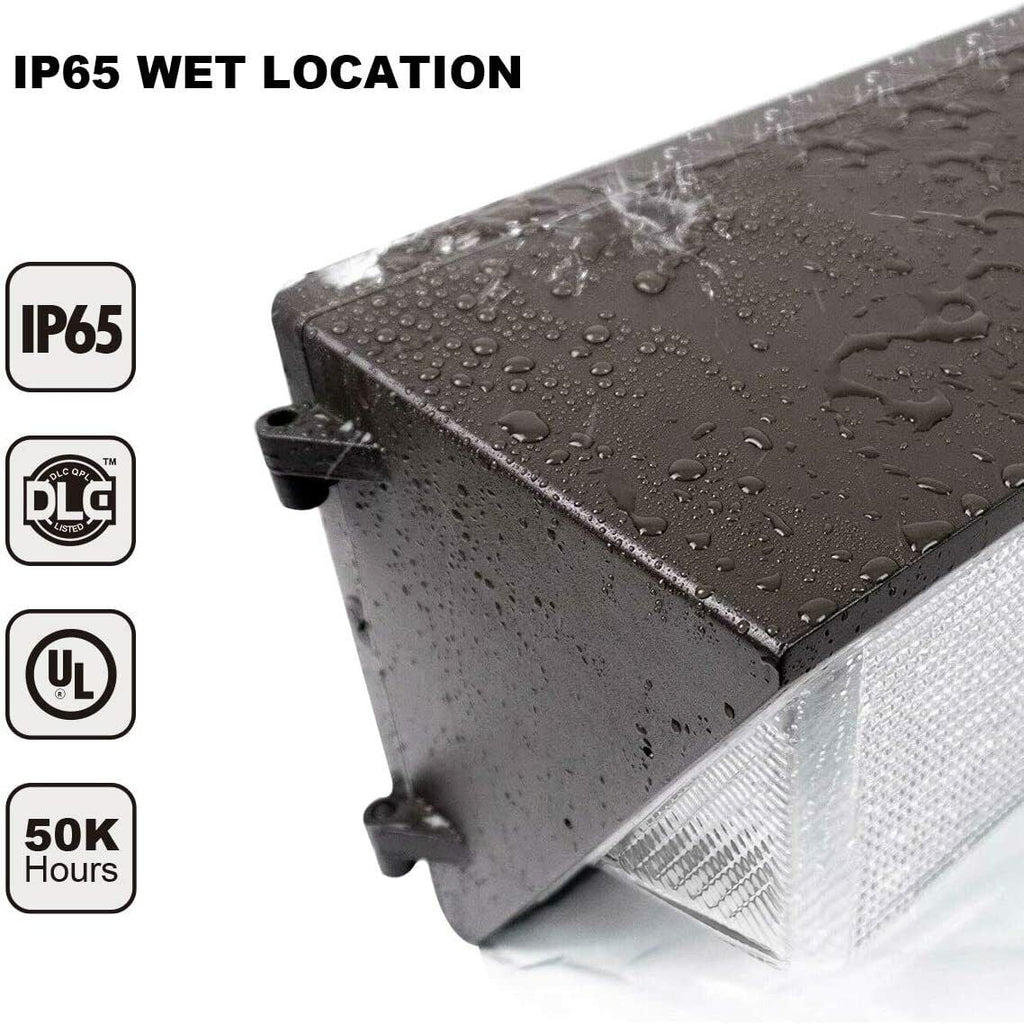 Antec 40W Outdoor LED Wall Pack Light, 5000 Lumens, 5000K, 100-277VAC, UL/DLC , IP65 Weather Resistant,