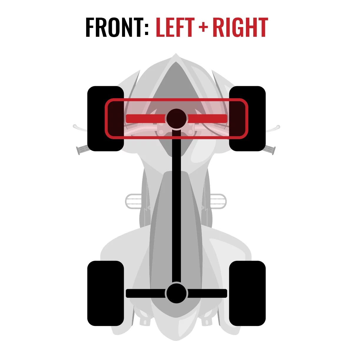 2 pc Sizeixity XT Front Left Right Axle compatible with Polaris Ranger 1000 Diesel 2015 - R15RTAD1AA EA 4X4