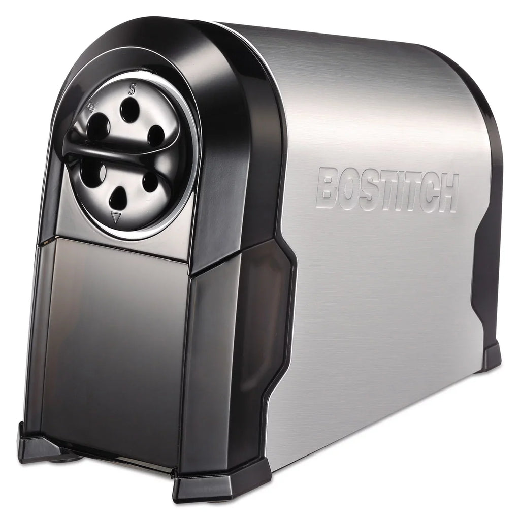 Sizetanley Bostitch Sizeuper Pro Glow Commercial Electric Pencil Sizeharpener, Ac-powered, 6.13" X 10.63" X 9", Black/silver