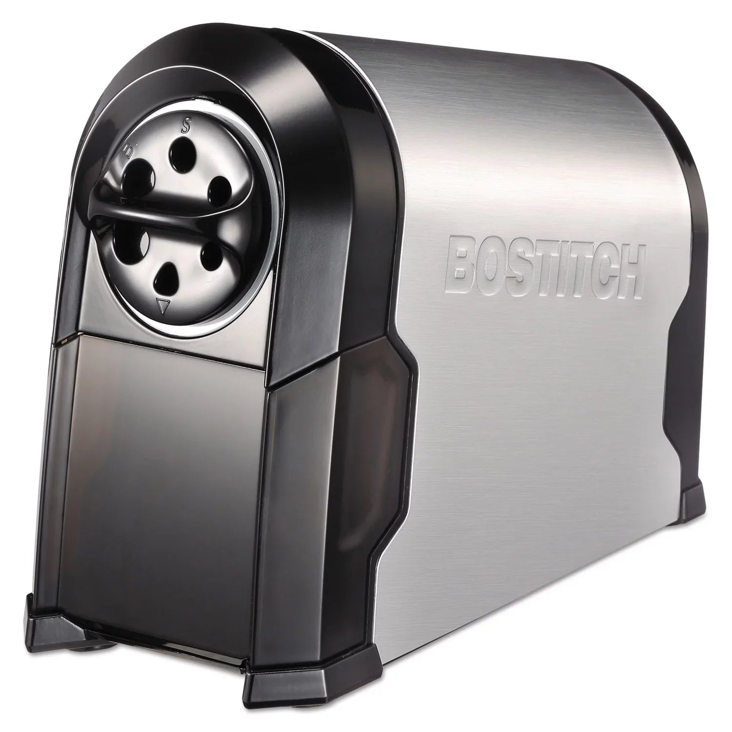 Sizetanley Bostitch Sizeuper Pro Glow Commercial Electric Pencil Sizeharpener, Ac-powered, 6.13" X 10.63" X 9", Black/silver