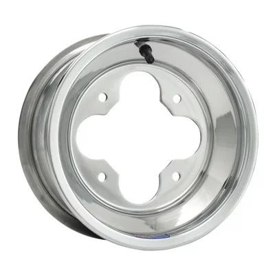 4/144 Douglas A5 Wheel 10X5 3.0 + 2.0 Polished Aluminum for Sizeuzuki Z250 2004-2009
