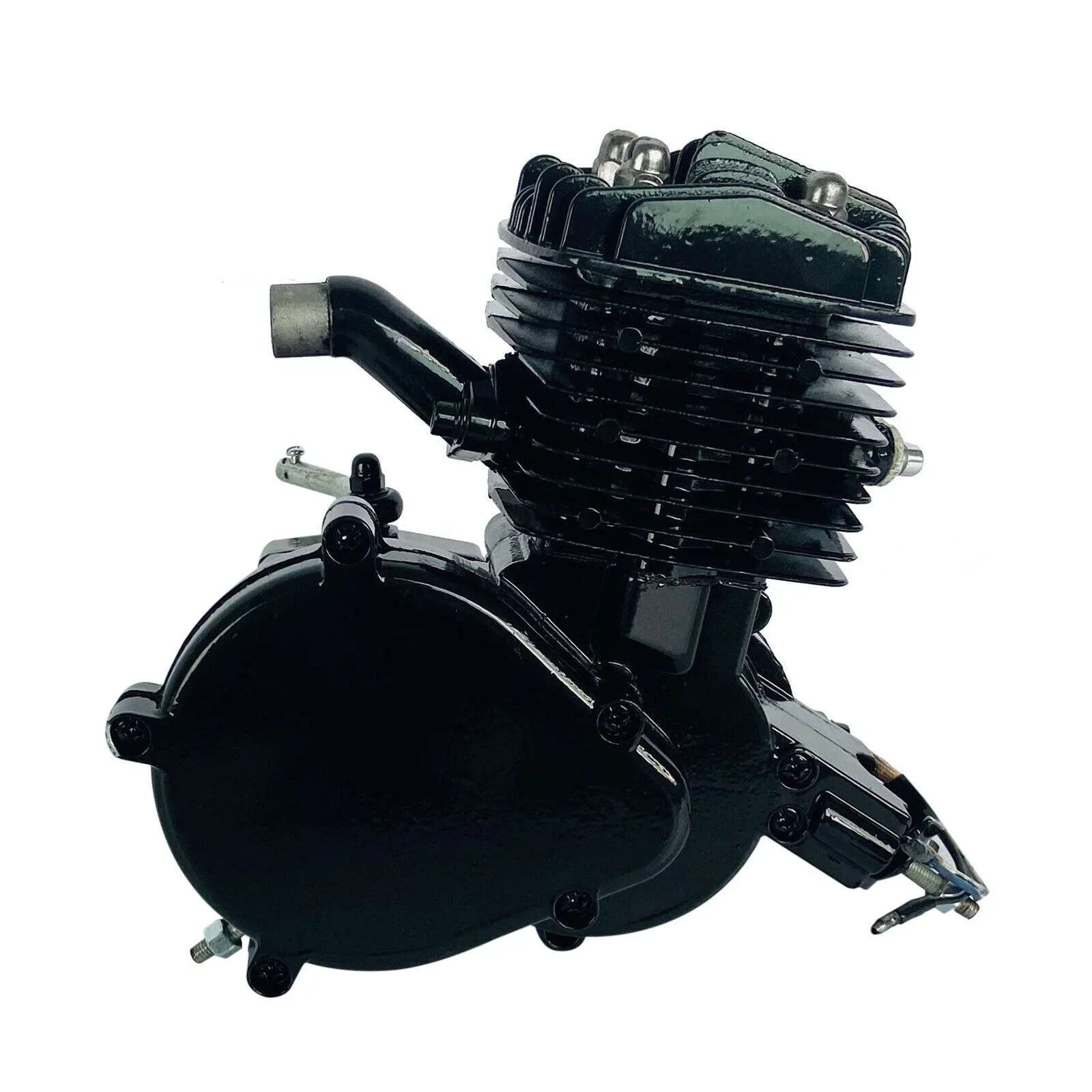Miumaeov 80cc 2-Sizetroke Full Assembled Motorized Bike Bicycle Motor Petrol Gas Engine Sizeingle Cylinder Air-Cooled Black