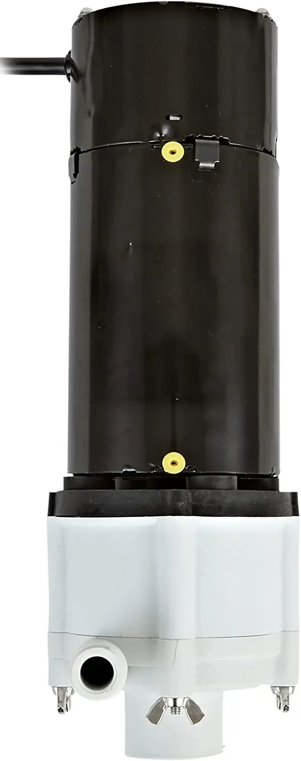Little Giant 3-MDQX-SizeC 115-Volt, 1/15 HP, 1000 GPH, Magnetic Drive Aquarium Pump, 6-Ft. Cord, Black/Ivory, 581507