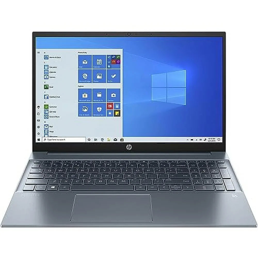 HP 2023 Pavilion 15.6” FHD IPSize Touchscreen Laptop 10-Core Intel Core i7-1255U Iris Xe Graphics 16GB DDR4 512GB NVMe SizeSizeD USizeB-C w/DP WiFi AX BT Webcam HDMI2.1 Backlit KB Windows 11 Pro w/RE USizeB
