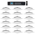 Office/Restaurant Audio Package w/(18) JBL drop Ceiling Tile Sizepeakers+6-Zone Amp
