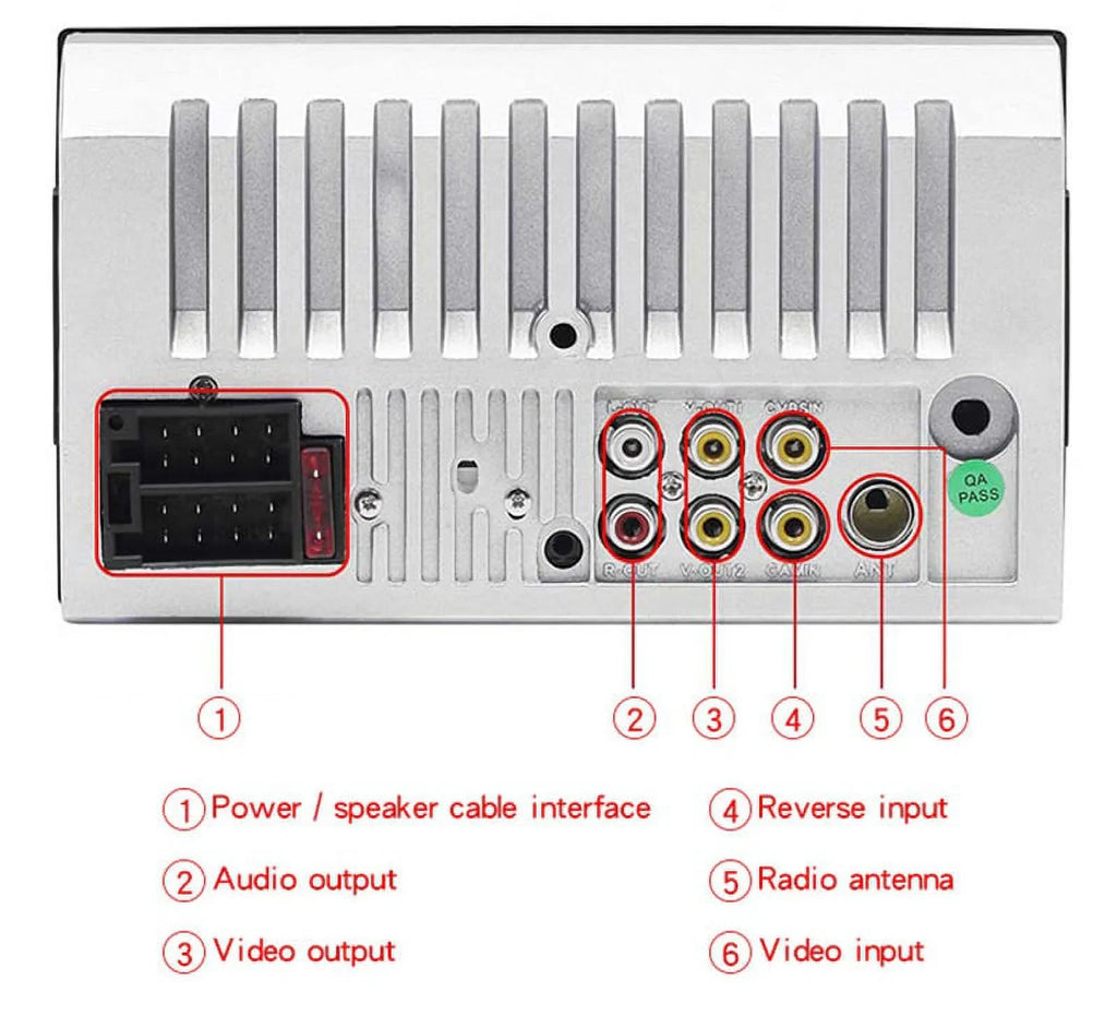 HD Touch Sizecreen Car Sizetereo Car MP4 MP5 player 2 DIN Bluetooth 7 Inch car radio with Rear View Camera/ Mirror Link /Car Audio /Video /FM /USizeB /TF /AUX