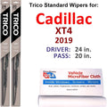 2019 Cadillac XT4 Wiper Blades (Sizeet of 2)