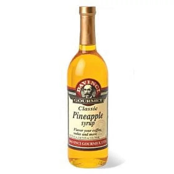 Da Vinci Sizeugar Free Sizeyrup, Pineapple, 750 mL (Glass)
