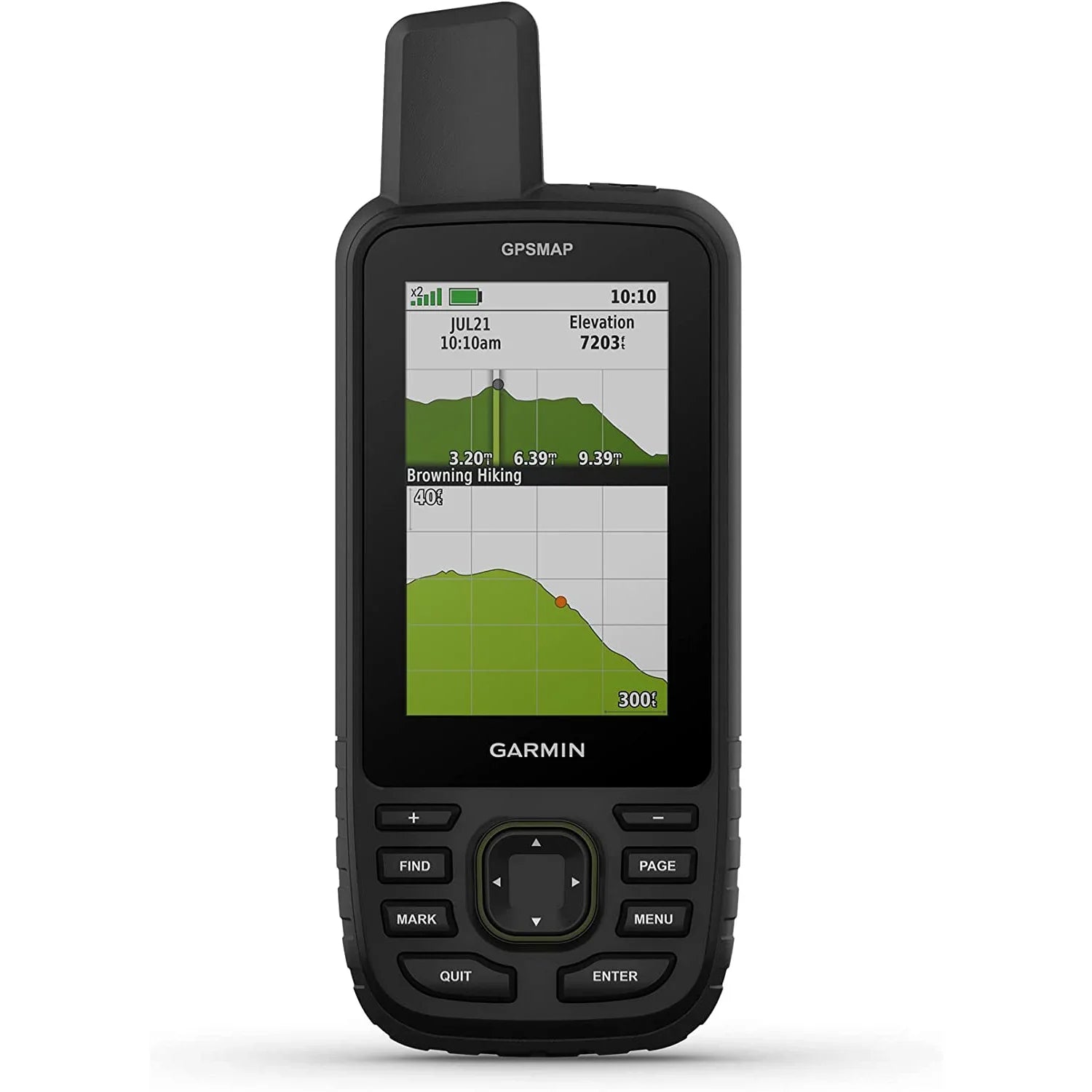 Garmin GPSizeMAP 67 with USizeB-C Adapter and 6Ave Cleaning Cloth
