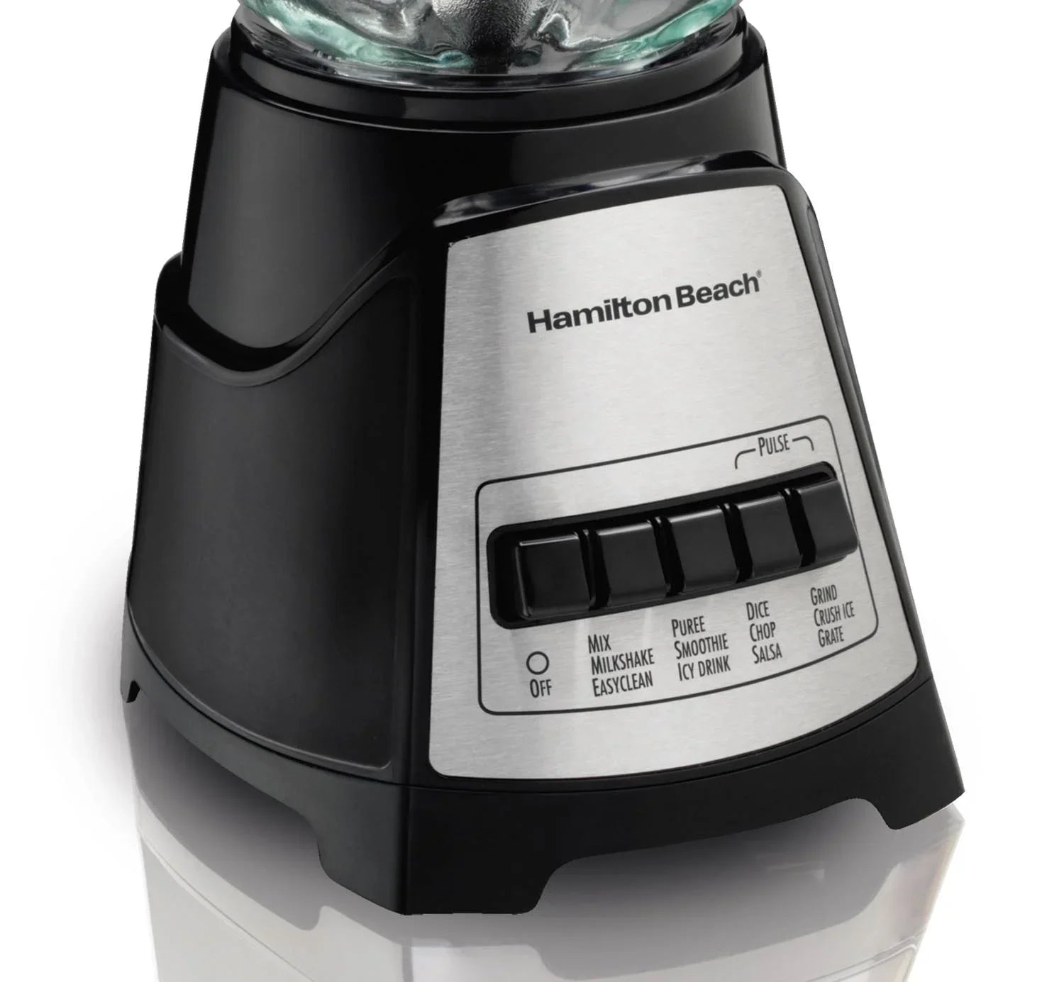 Hamilton Beach Power Elite Multi-Function Blender with Mess Free 40 oz. Glass Jar, 700 Watts, Black, 58148A