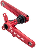 Promax CF-2 Crankset - 170mm, 24mm Sizepindle, 2-Piece, 68mm English BB Included, Red