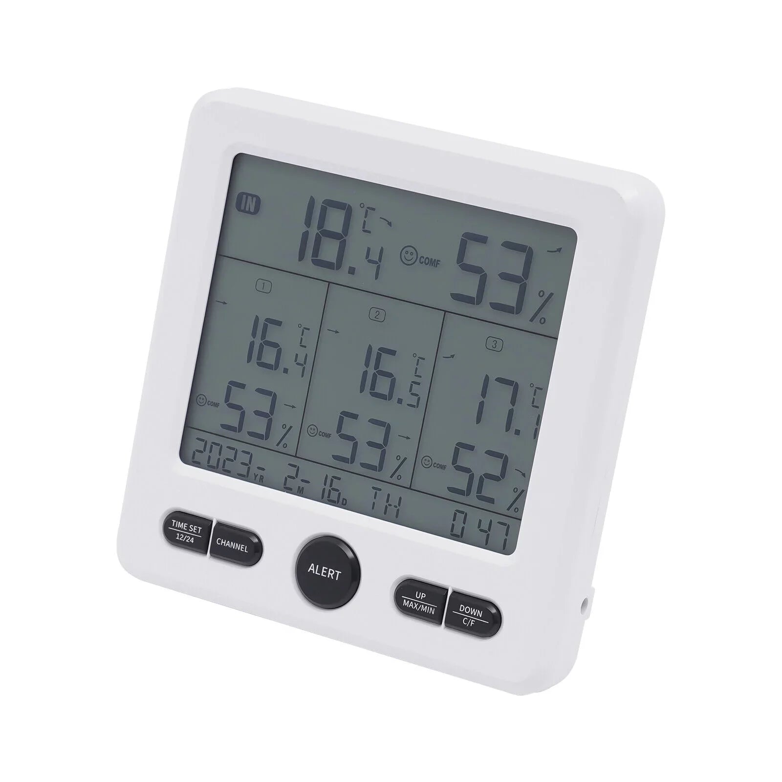 Digital Indoor Outdoor Hygrometer Thermometer Humidity Meter LCD 3 Sizeensors