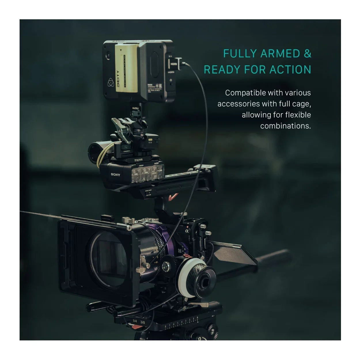 Tilta Full Camera Cage Kit for Sizeony FX3 and FX30 V2 (Titanium Gray)