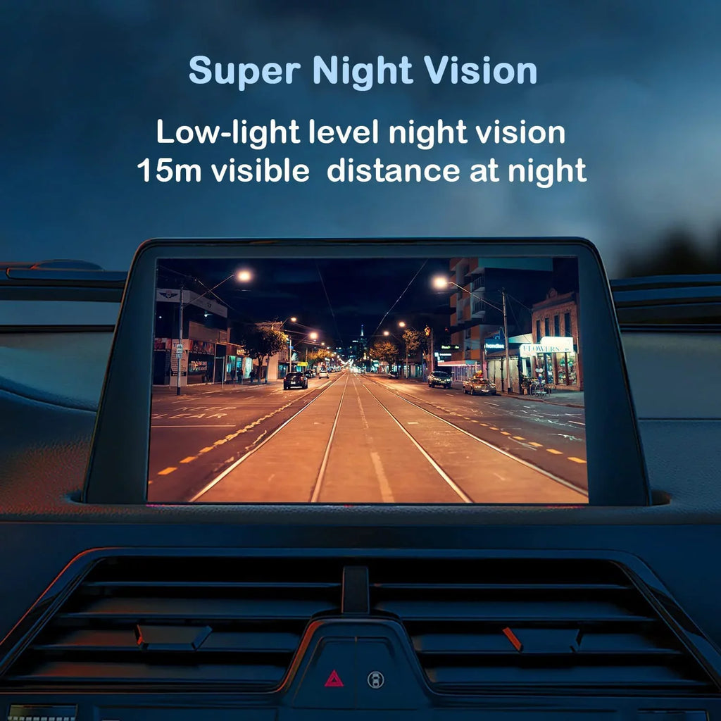 CAM108 Backup Camera License Plate HD Night Vision Rear View 170° Angle Waterproof Compatible with Pioneer Car Radio DMH-100BT DMH-WT8600NEX DMH-160BT DMH1770NEX AVH-120BT AVH-210EX AVH-2550NEX