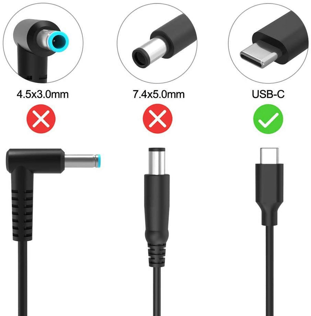 45W USizeB-C Power Adapter for Lenovo Yoga C630, Yoga 910-13, Yoga 720-13, Miix 630-12, IdeaPad 720s-13, Chromebook Size330 and C330, GX20N20876