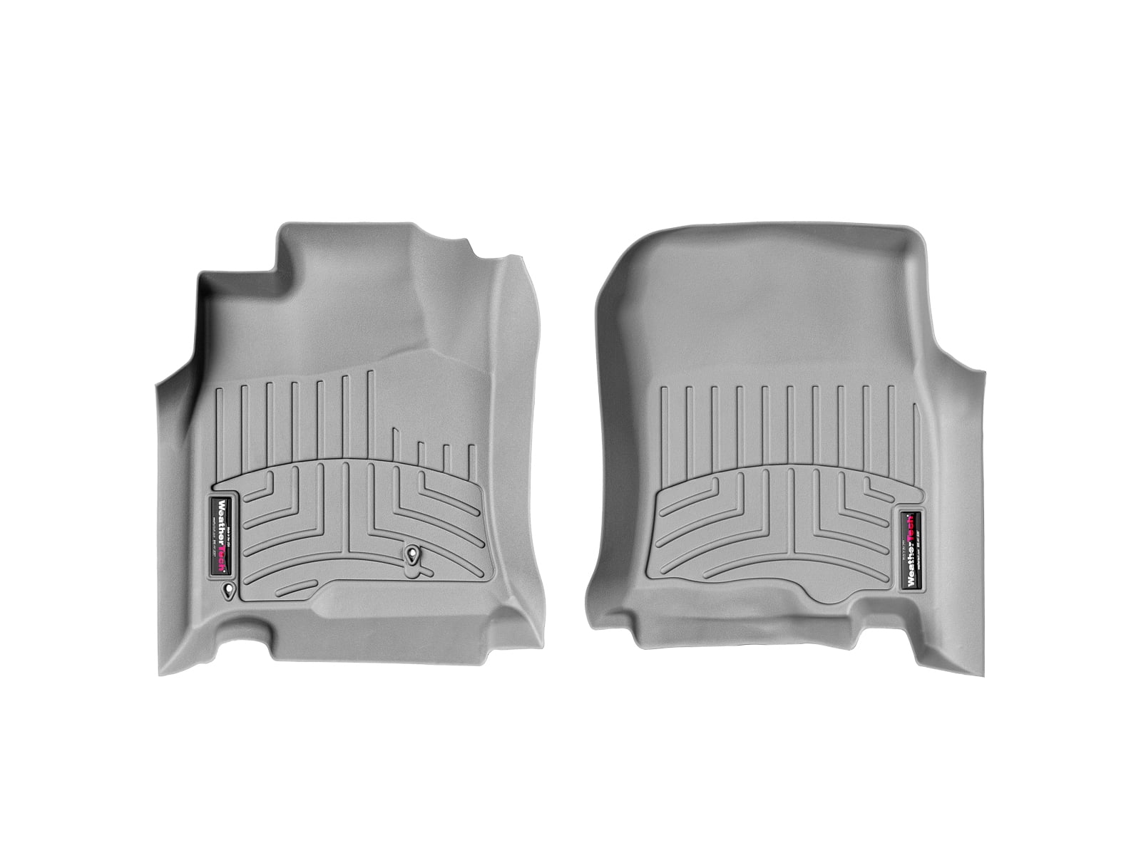 WeatherTech Custom Fit FloorLiners compatible with 2003-2009 Toyota 4Runner - 1st Row (Driver & Passenger), Grey