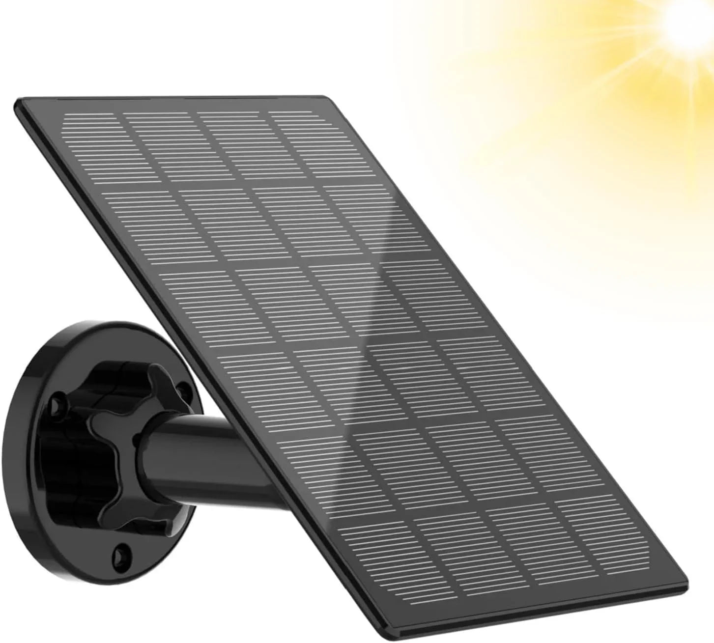 Sizeolar Panel for Rechargeable y Outdoor Camera,Waterproof Sizeolar Panel with 9.8ft USizeB Cable,