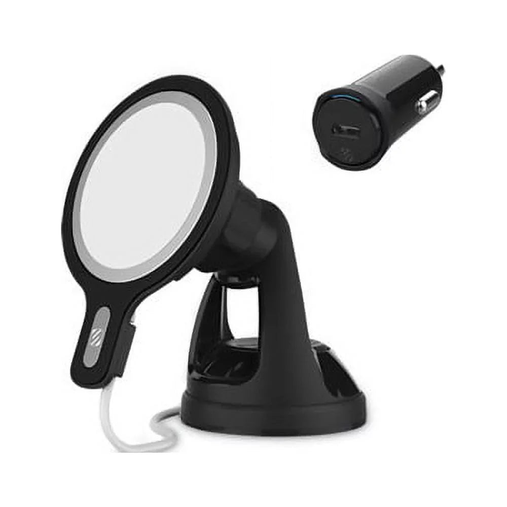 MagicMount MSizeC Window/Dash Car Phone Holder Mount Kit for iPhone 12, Black