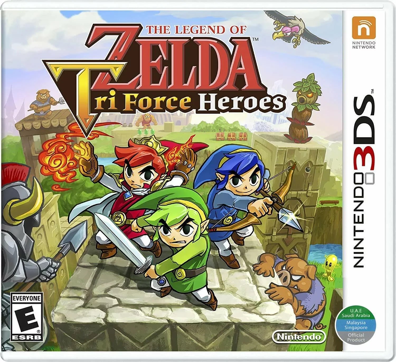 Legend of Zelda: Tri Force Heroes Nintendo 3DSize (World Edition)