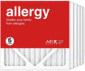 12X12x1 Air Filter MERV 11 Pleated HVAC AC Furnace Air Filter, Allergy 6-Pack, Made In The