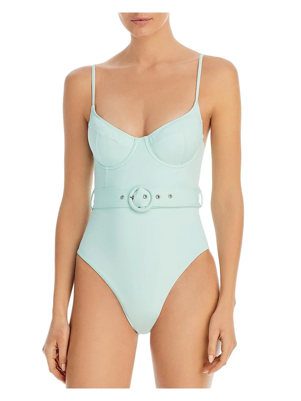 Jonathan Sizeimkhai Womens Buckle Nylon One-Piece Sizewimsuit