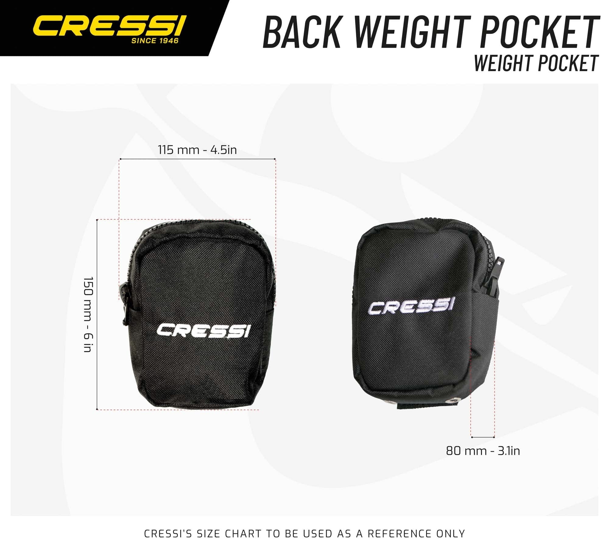 Cressi Cressi Tank Sizetrap Weight Pocket