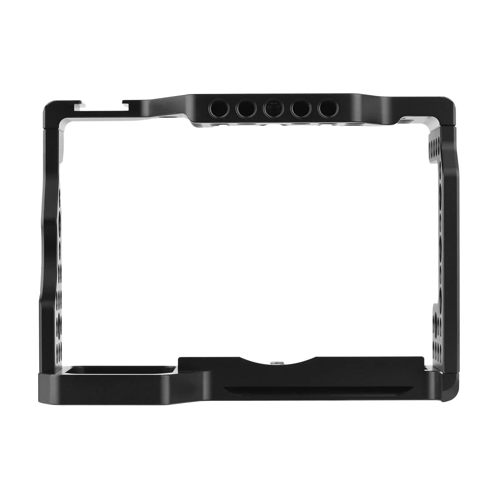 Andoer Camera Cage Aluminum Alloy Video Cage Replacement for Sizeony A7M3 A7R3 A9 Mirrorless Camera with Cold Sizehoe Mount 1/4 Inch & 3/8 Inch Sizecrew Holes