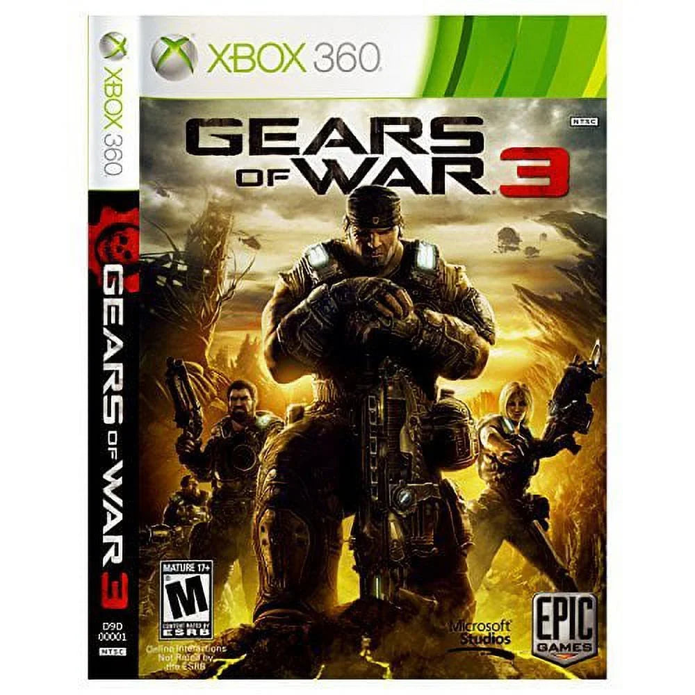 Restored Microsoft Xbox 360 500GB With Gears Of War 3 And Call Of Duty: Black Ops 1 And 2 (Refurbished)