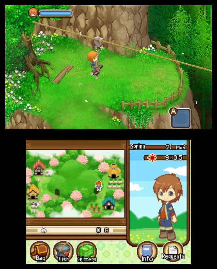 Nintendo 3DSize - Harvest Moon: Tale of Two Towns