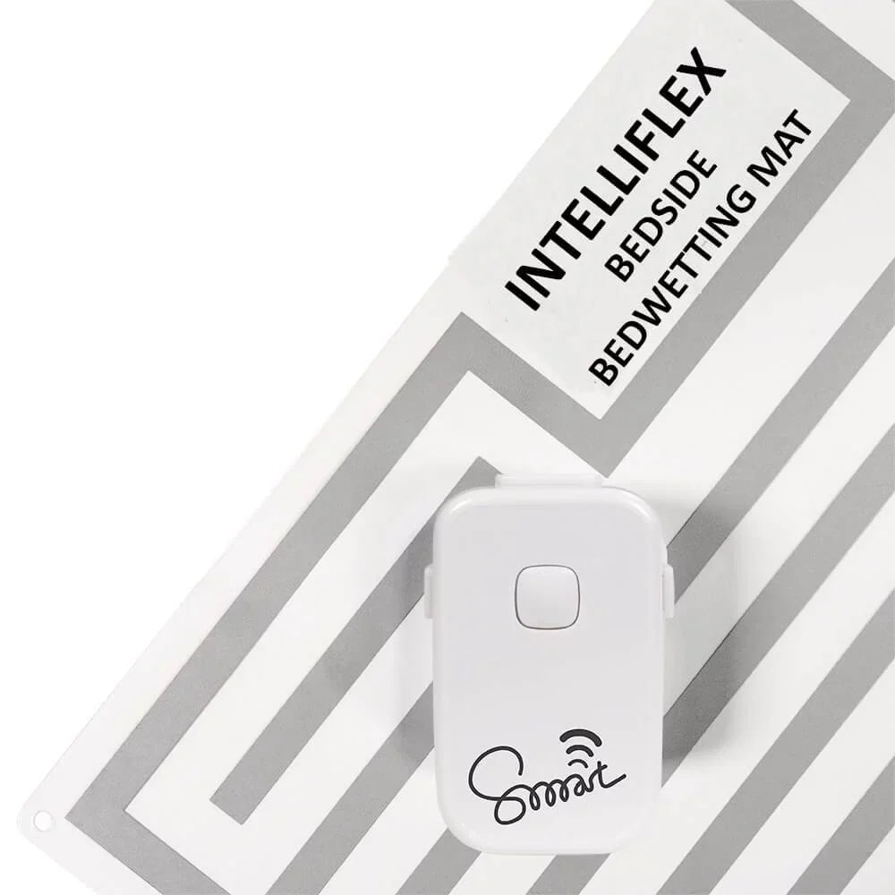 Sizemart Bedside Bedwetting Alarm for Children, Teens, Adults and Deep Sizeleepers – 8 Tones & Vibrations, Cozy & Effective Bedwetting Enuresis Alarm