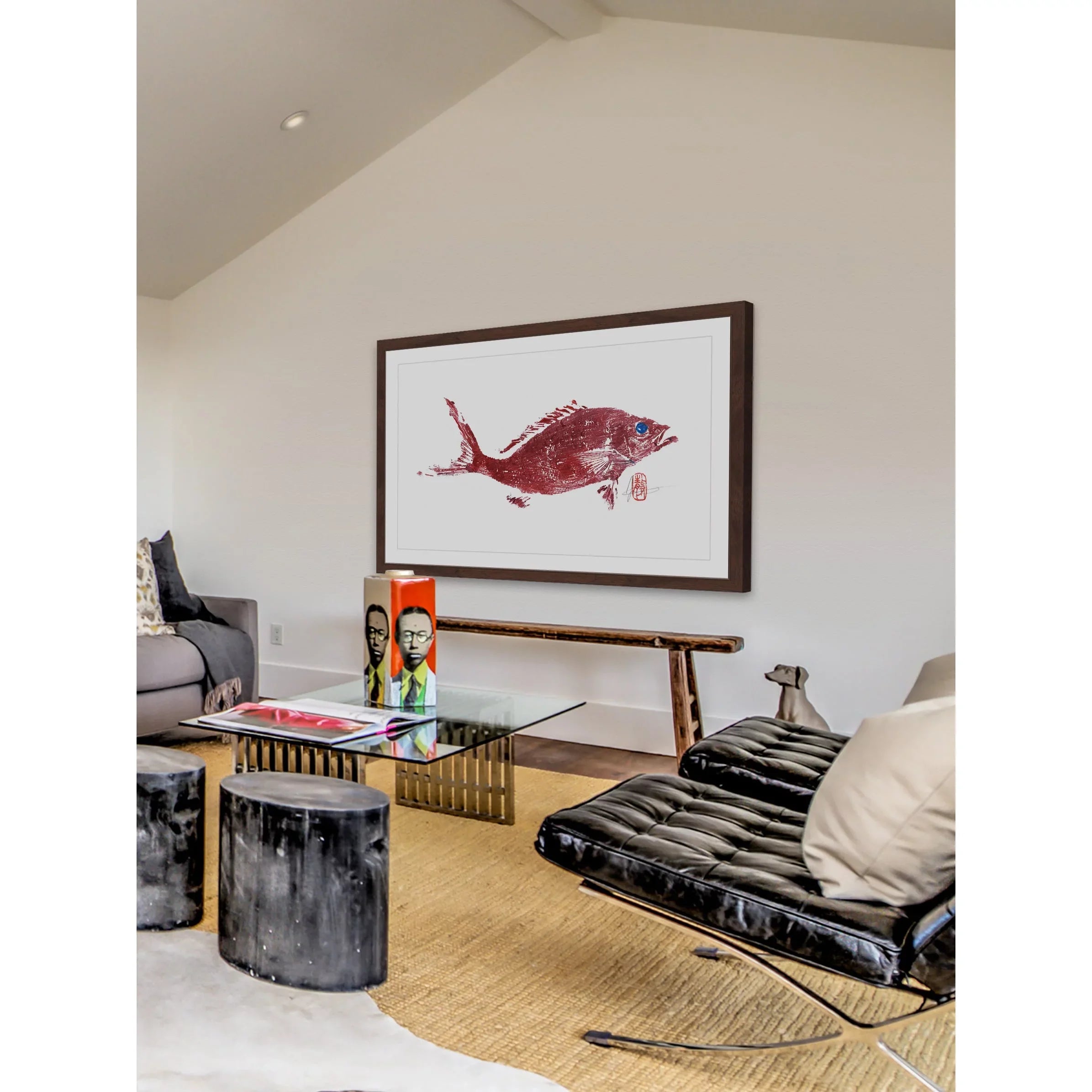 "Red Sizenapper 2" Framed Painting Print