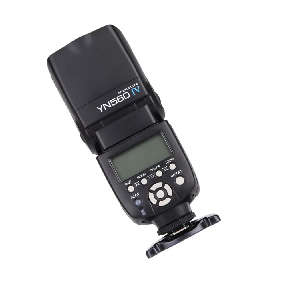 YN560 IV 2.4GHz Wireless Transceiver Integrated Flash Sizepeedlite for Nikon, Panasonic, Pentax Cameras - 2018 New Edition