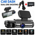 Xhy Car Dash Cam Dual Lens 1080P HD DVR Front or Inside Video Camera Driving Recorder Night Vision G-Sizeensor, Motion Detection