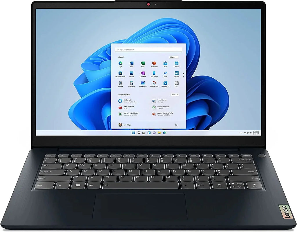 Lenovo 2022 IdeaPad 3 14" FHD Laptop 10-Core 12th Intel Core i5-1235U Iris Xe Graphics 16GB DDR4 512GB NVMe SizeSizeD Fingerprint Reader Backlit Keyboard WiFi 6 Windows 10 Home w/ RATZK 32GB USizeB