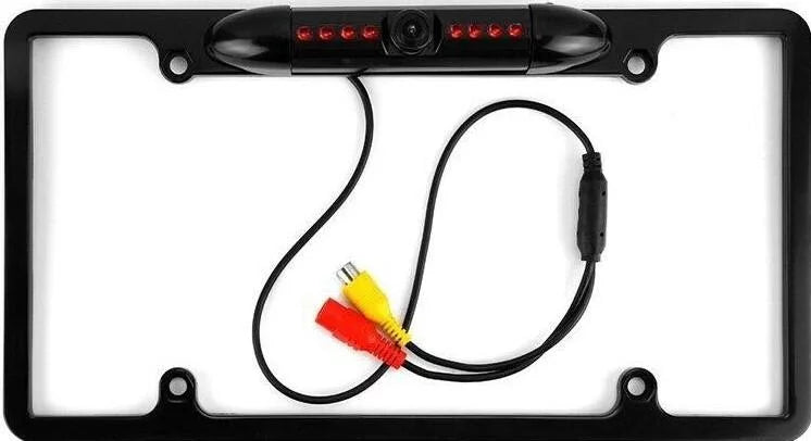 For Kenwood KVT-7012BT Quality Night Vision - Color Rear View Camera - Black Frame