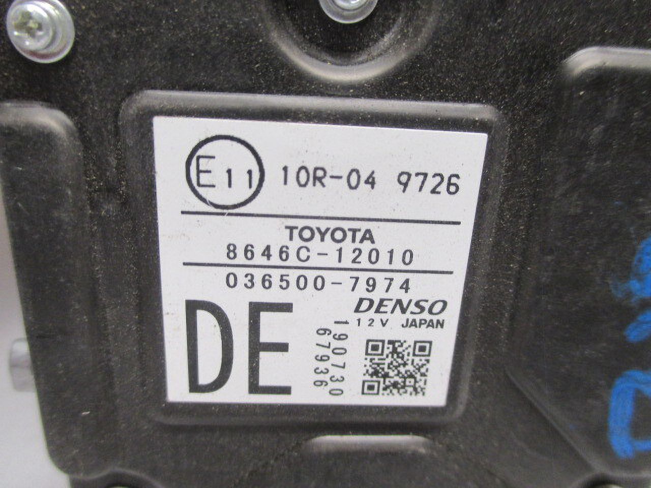 Pre-Owned 2020 2021 2022 2023 Toyota Corolla Lane Departure Camera Windshield Mount OEM (Good)
