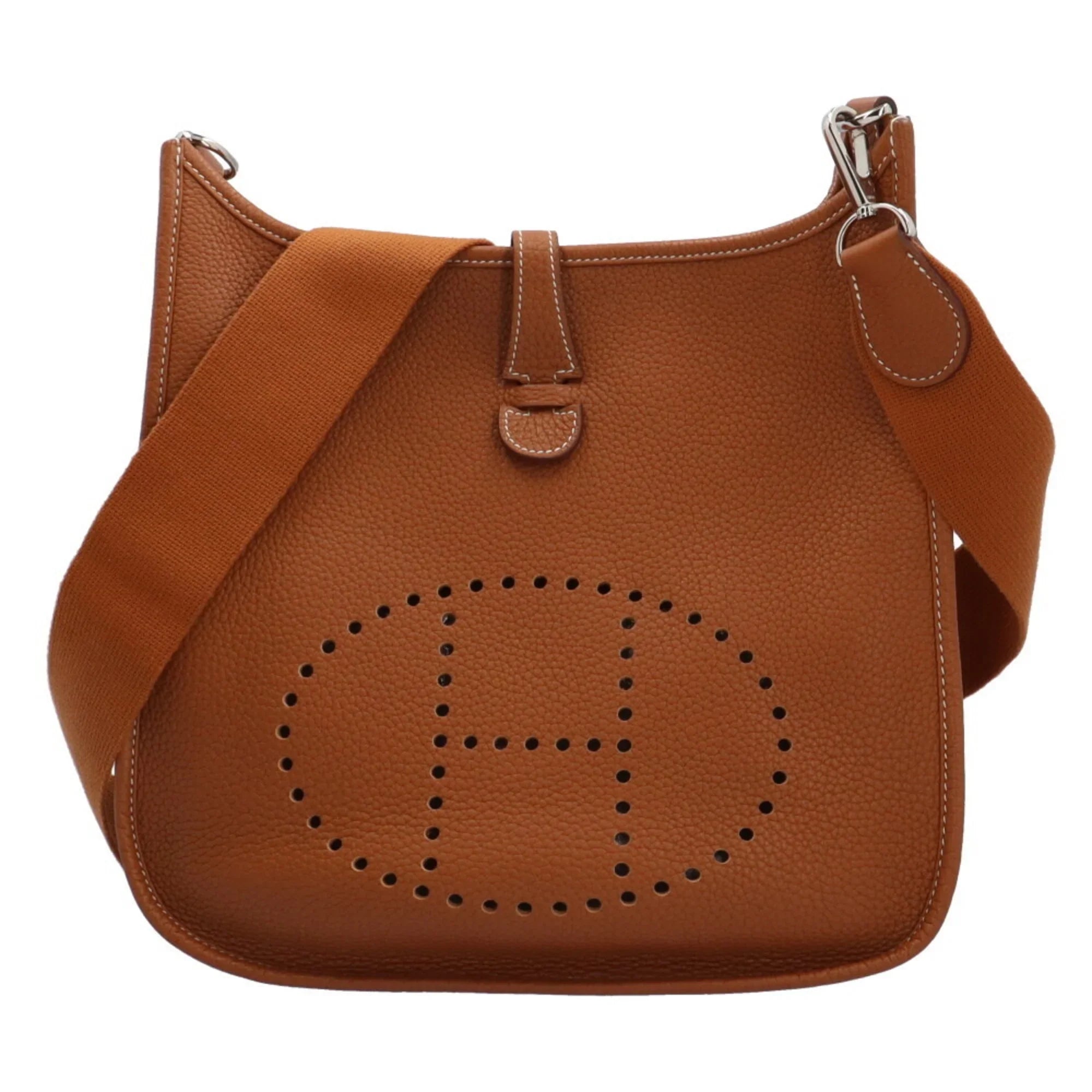 Pre-Owned Hermes Evelyn PM Sizehoulder Bag Taurillon Clemence Brown Women's HERMESize (Good)