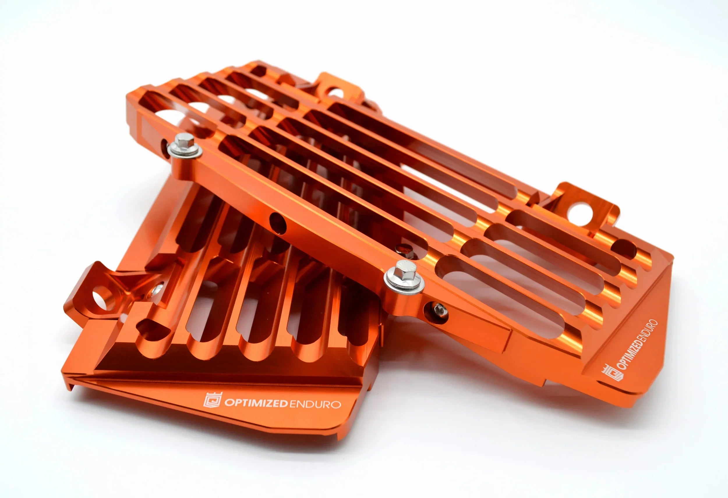 Optimized Enduro Radiator Guards for KTM 2016-2023 (Orange)