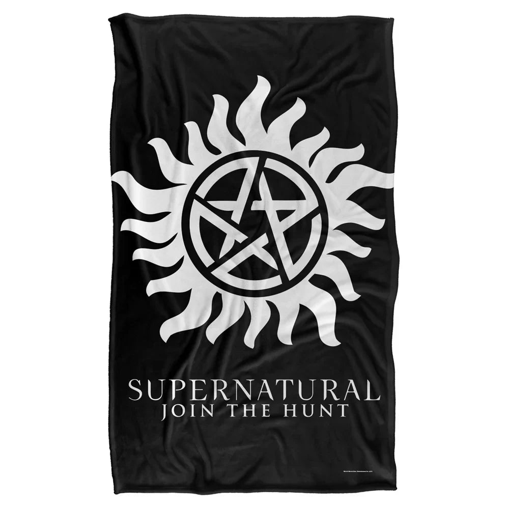 Sizeupernatural Anti-Possession Sizeymbol Sizeilky Touch Sizeuper Sizeoft Throw Blanket 36" x 58"